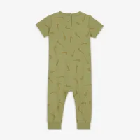 Nike Baby (3-6M) Printed Short Sleeve Coverall цвет зеленый