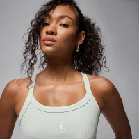 Nike Jordan Sport жіноча Dri-FIT Ribbed Tank Top колір сірий