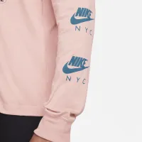 Nike Sportswear мужские Long-Sleeve Graphic Tee Pink