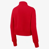 San Francisco 49ers Rewind Phoenix женская Nike NFL Cropped 1/4-Zip Crew цвет красный