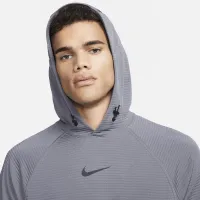 Nike чоловічі Dri-FIT Fleece Fitness Pullover колір сірий