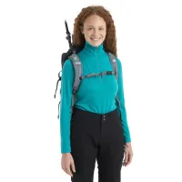 Кофта/футболка Icebreaker Merino 200 Oasis Long Sleeve Half Zip Thermal 1043808611 - зелена