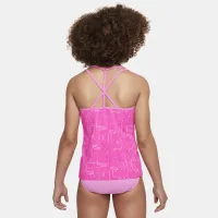 Nike Swim Retro Flow Big детские (Girls') T-Back Tankini набор Pink