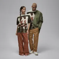 Nike Jordan Flight Heritage футболка цвет белый