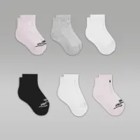 Nike Jordan Big дитячі (Girls') Ankle шкарпетки (6-pack) Pink
