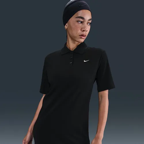 Nike Sportswear Essential женская Short-Sleeve Polo Костюм цвет черный