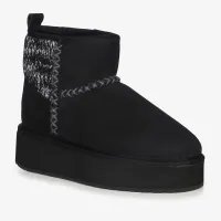 Кроссовки Emu Australia Stinger Knit Flatform W13143BLAK - Черные