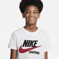 Nike Swoosh Big детские футболка цвет белый