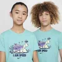 Nike Sportswear Big детские футболка цвет зеленый