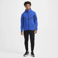 Nike Tech мужские Full-Zip Windrunner Толстовка с капюшоном синий