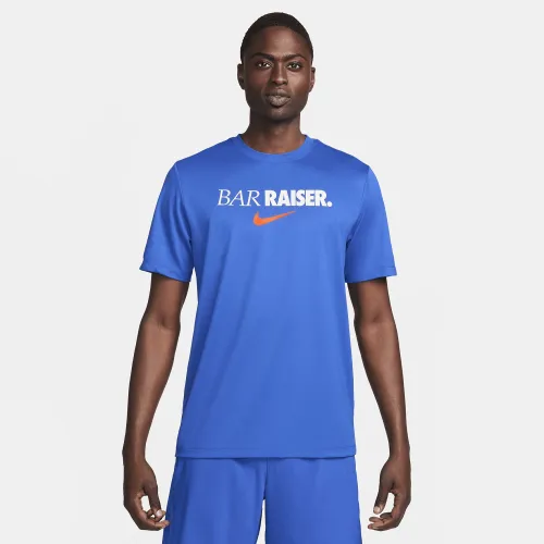 Nike Dri-FIT чоловічі Fitness футболка блакитний