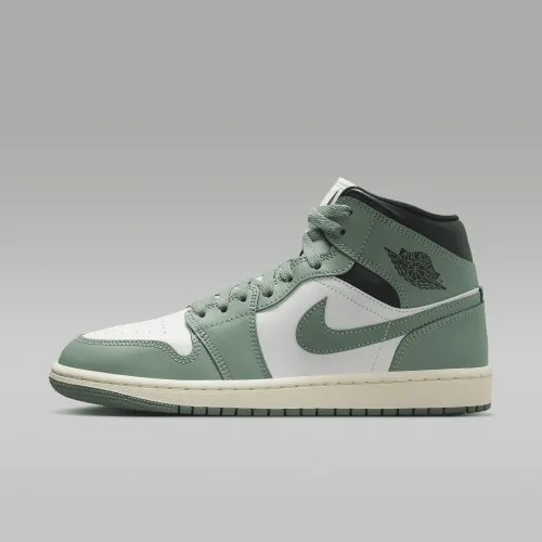 Nike Air Jordan 1 Mid жіноча Кросівки колір білий