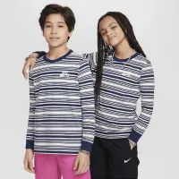Nike SB Big дитячі Long-Sleeve Skate футболка колір білий