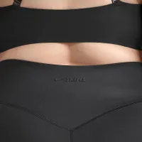 NikeSKIMS Matte женская С высокой Талией Slim Flaцвет красный лосины цвет черный