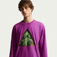 Nike ACG мужские Dri-FIT Long-Sleeve футболка цвет фиолетовый