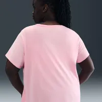 Nike Sportswear Club Essentials женская футболка (большие размеры) Pink