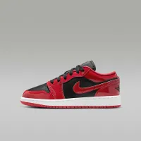 Nike Air Jordan 1 Low SE Big детские Кроссовки цвет черный