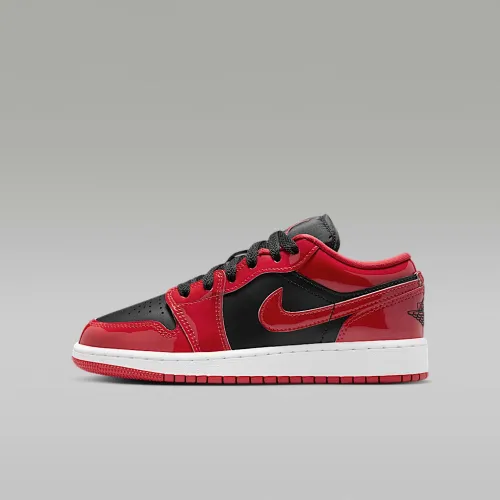 Nike Air Jordan 1 Low SE Big дитячі Кросівки колір чорний