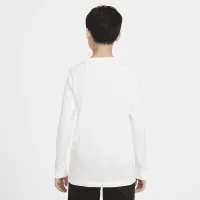 Nike Sportswear Big дитячі (для хлопчиків) Long-Sleeve футболка колір білий