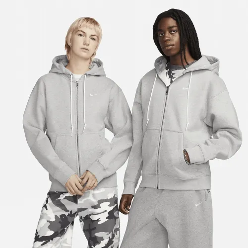 Nike Solo Swoosh чоловічі Full-Zip Толстовка з капюшоном колір сірий