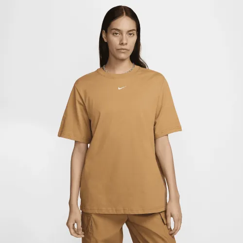 Nike Sportswear Essential женская футболка цвет коричневый