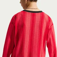 Nike Sportswear Collection Big дитячі Long-Sleeve Mesh Jersey колір червоний