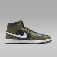 Nike Air Jordan 1 Mid чоловічі Кросівки колір чорний