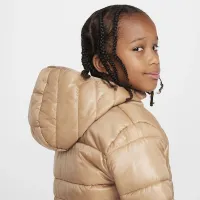Nike Little дитячі Filled Quilted Куртка колір коричневий