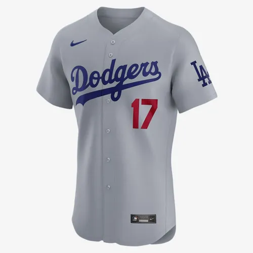 Shohei Ohtani Los Angeles Dodgers чоловічі Nike Dri-FIT ADV MLB Elite Jersey колір сірий