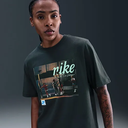 Nike жіноча баскетбольні футболка колір зелений