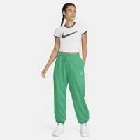 Nike Sportswear Club Fleece жіноча Mid-Rise оверсайз Sweatpants колір зелений