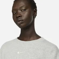 Nike Sportswear Phoenix Fleece женская оверсайз Crew-Neck свитшот цвет серый