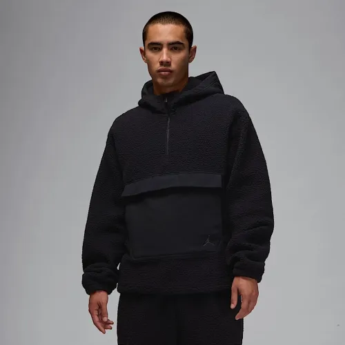 Nike Jordan Flight чоловічі High-Pile Fleece Pullover Толстовка з капюшоном колір чорний
