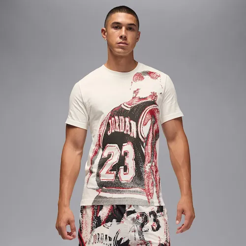 Nike Jordan Sport мужские футболка цвет белый