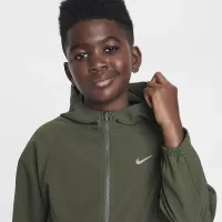 Nike Big дитячі Dri-FIT UV тренувальні Куртка колір зелений