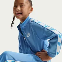 Nike Dri-FIT Little детские 2-Piece Full-Zip набор with Logo Taping синий