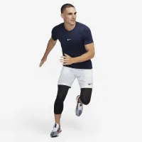 Nike Pro мужские Dri-FIT Slim Short-Sleeve Top синий