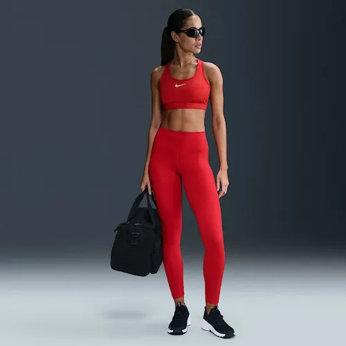 Nike One женская С высокой Талией Full-Length лосины цвет красный
