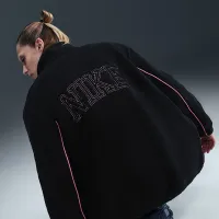 Nike Sportswear женская Full-Zip High-Pile Fleece Куртка цвет черный