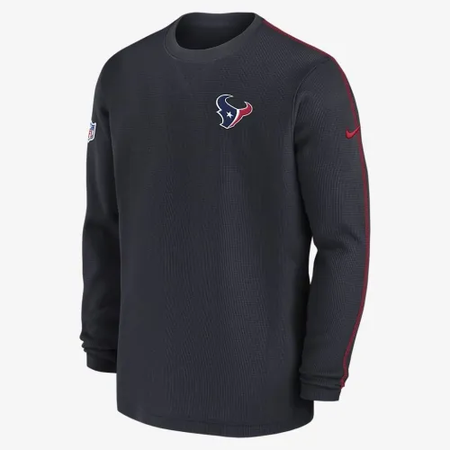 Houston Texans Sideline Coach Men’s Nike NFL Long-Sleeve Top блакитний