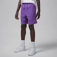 Nike Jordan MJ Brooklyn Fleece Essentials Big детские шорты цвет фиолетовый
