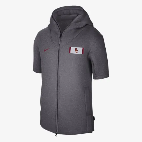 Nike College Showout (USC) чоловічі Short-Sleeve Толстовка з капюшоном колір сірий