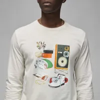 Nike Jordan Artist Series by Jacob Rochester мужские Long-Sleeve футболка цвет коричневый