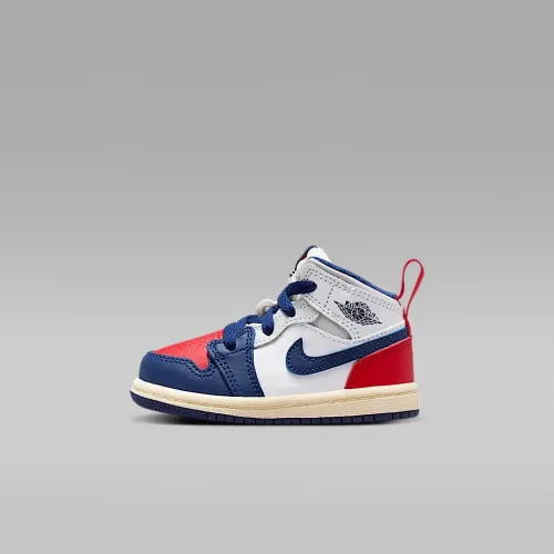 Nike Jordan 1 Mid Baby/Toddler Кросівки колір білий