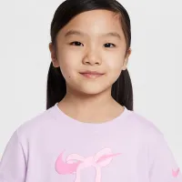 Nike Little дитячі Swoosh Ribbon футболка Pink