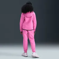 Nike Sportswear Tech Fleece Girls' Full-Zip Толстовка с капюшоном Pink