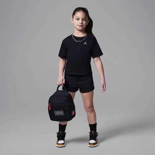 Nike Jordan Brooklyn Essentials Little детские 2-Piece Fleece шорты набор цвет черный