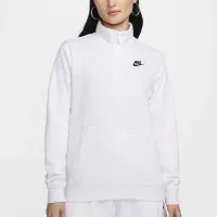 Nike Sportswear Club Fleece жіноча 1/2-Zip світшот колір коричневий