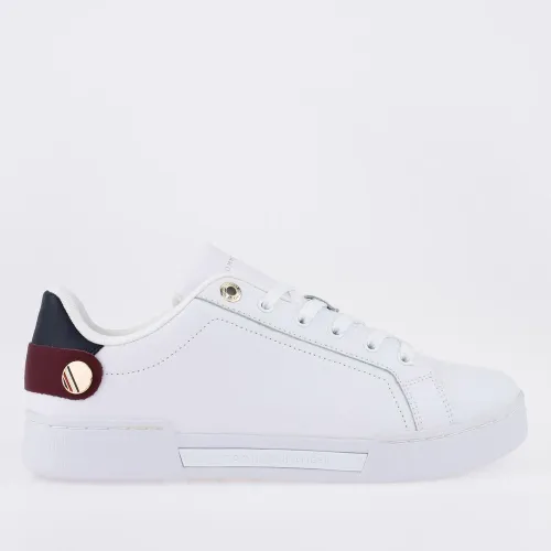 Кроссовки Tommy Hilfiger Button Detail Court FW0FW06733-YBR - Белые