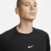 Nike Pro Warm мужские Long-Sleeve Top цвет черный